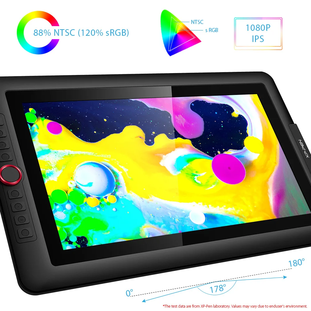 XPPen Artist 15,6 Pro tableta de dibujo Monitor gráfico tablero de dibujo de animación Digital con 60 grados de función de inclinación diseño artístico