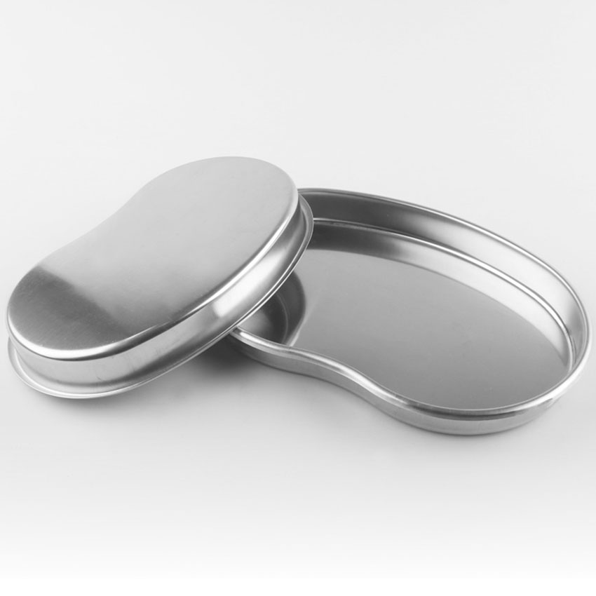 สแตนเลสสตีลแผ่นทางการแพทย์ผ่าตัดดัดถาดฆ่าเชื้อ Eyebrow Lip แต่งหน้า Body Art ทันตกรรม Tattoo อุปกรณ์เสริม