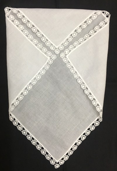 12のセットファッション女性ハンカチ白綿ウェディングブライダルハンカチヴィンテージ刺繍レースハンカチハンカチ12x12-inch