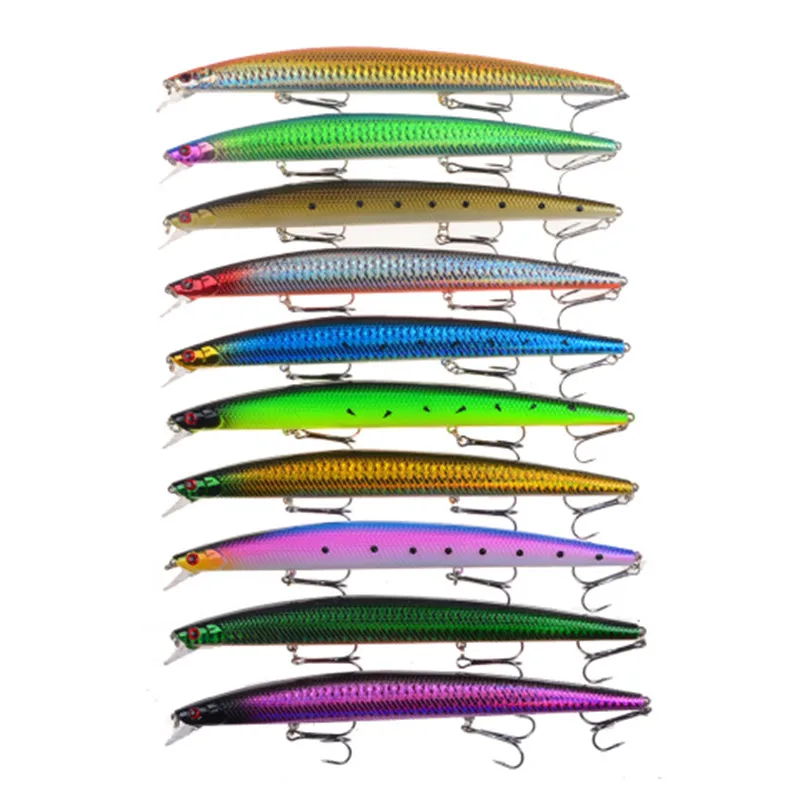 1 Cái Lớn Mới Laser Minnow Mồi Câu Cá 18Cm/24G Câu Cá Mồi Crankbaits Cau Artificiais Pesca biển Wobbler Bơi Mồi Câu