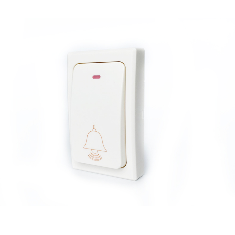 Timbre de puerta Digital inalámbrico con luz Led, timbre de puerta remoto, sin necesidad de batería, resistente al agua, AC110-250V