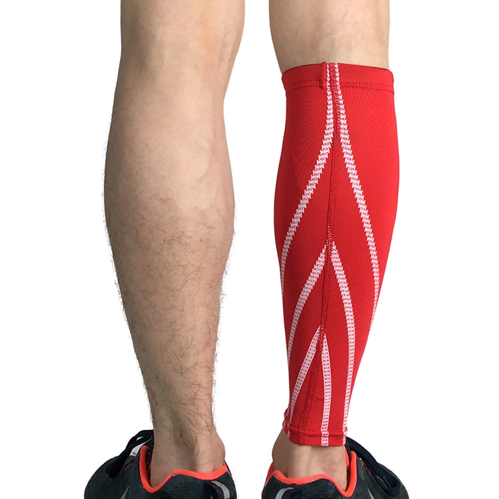 Sport Kalb Bein Brace Compression Elastische Bein Hülse Unterstützung Basketball Laufen SPSLF0043