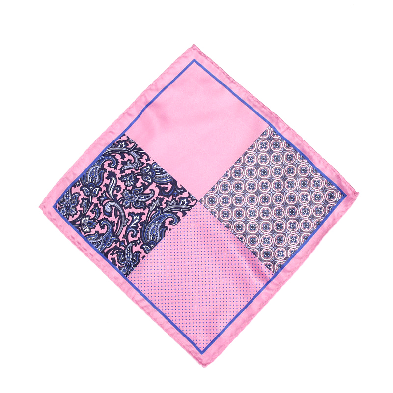 Lenço de seda masculino, lenço quadrado vintage de bolso sólido e macio, para festa de casamento