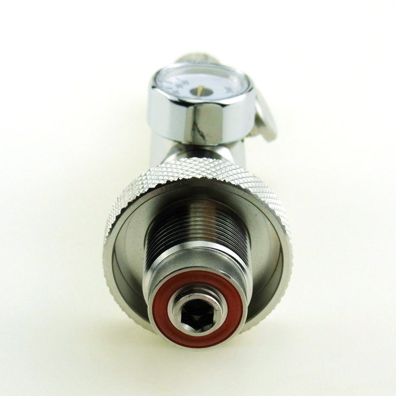 新しい DIN 300 スキューバ充填ステーション G5/8 コネクタ充電アダプタとゲージブリードバルブ DIN 300 メスクイックコネクト