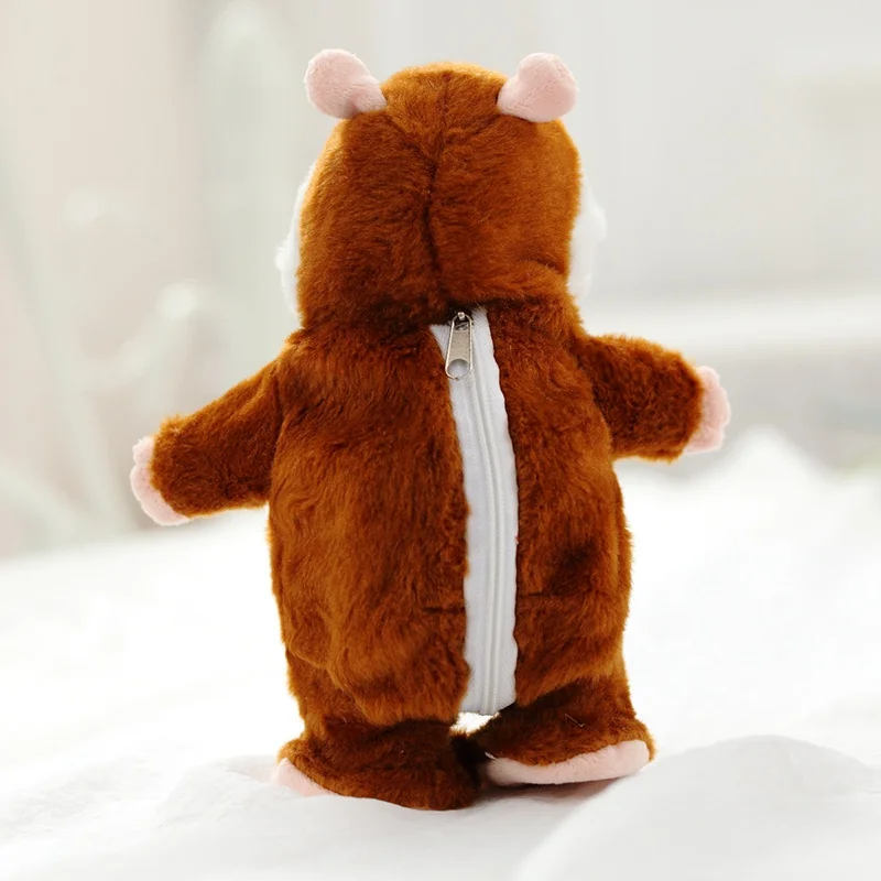 Kawai18cm Mới Nói Chuyện Chuột Hamster Thú Cưng Sang Trọng Đồ Chơi Hot Dễ Thương Nói Tiếng Giao Tiếp Âm Thanh Ghi Giáo Dục Cho Trẻ Em Quà Tặng