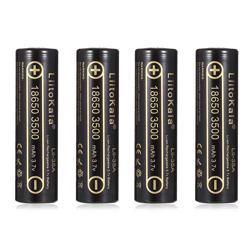 1-20 Chiếc 100% Nguyên Bản LiitoKala Lii-35A 3.7V 3500MAh 10A Xả Pin Sạc Cho Pin 18650/UAV