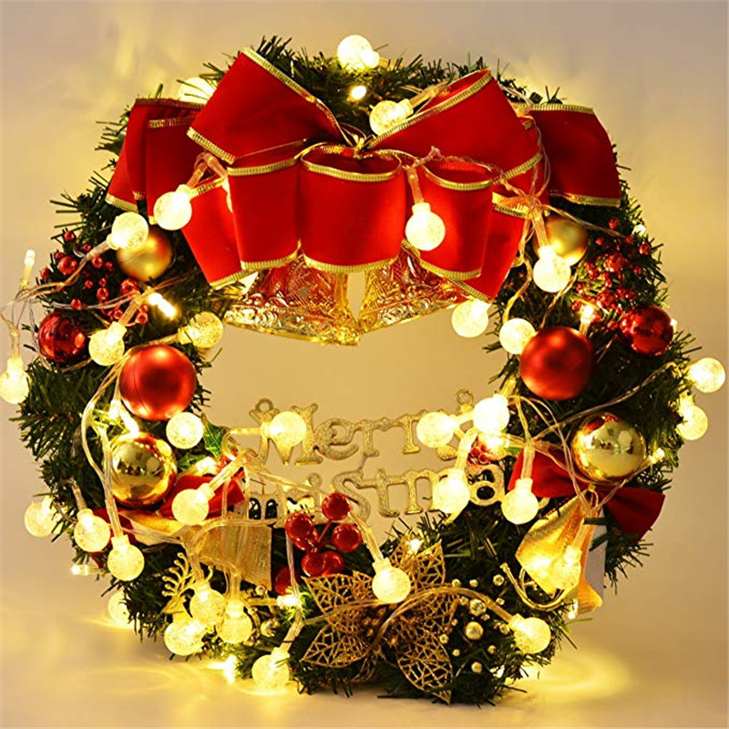 Guirlande 3M 5M 10M AA Batterij LED Bal Lichtslingers kerstverlichting indoor Garland op Batterijen Bruiloft xmas Decoratie licht