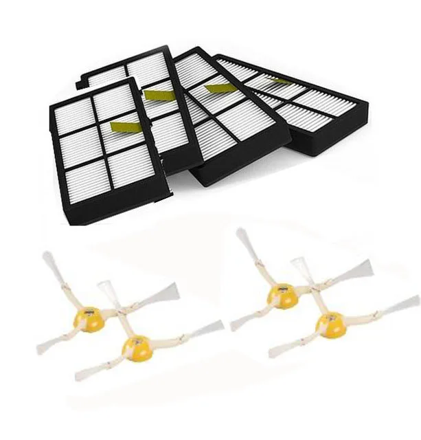 ใหม่ Tangle-Free Debris EXTRACTOR HEPA FILTER แปรงด้านข้างสําหรับ iRobot Roomba 800 900 Series 870 880 980 อะไหล่เครื่องดูดฝุ่น