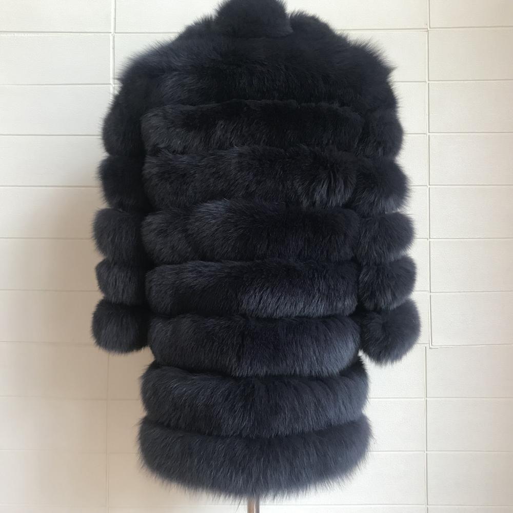 女性のための暖かくて本物のキツネの毛皮のコート,短い冬の毛皮のジャケット,アウターウェア,特別オファー,70cm