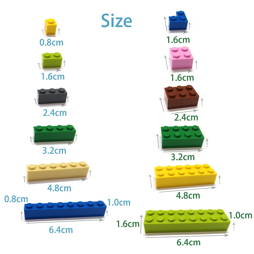 Bộ 60 DIY Khối Xây Dựng Mỏng Hình Viên Gạch 2x4Dots Giáo Dục Sáng Tạo Kích Thước Tương Thích Với 3020 Nhựa Đồ Chơi Dành Cho Trẻ Em