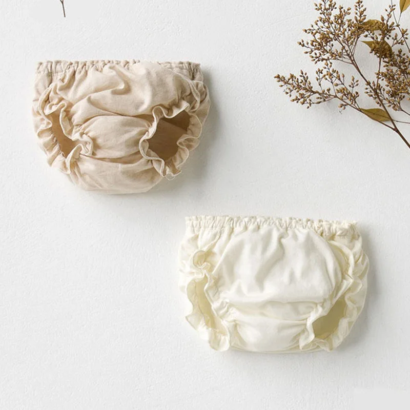 Quần Lót Bé Gái Thời Trang Chắc Chắn Phối Ren Quần Lót Cotton Trẻ Sơ Sinh Tã Quần Trẻ Em Áo Tam Giác Quần Short Bé Bánh Mì PP Quần