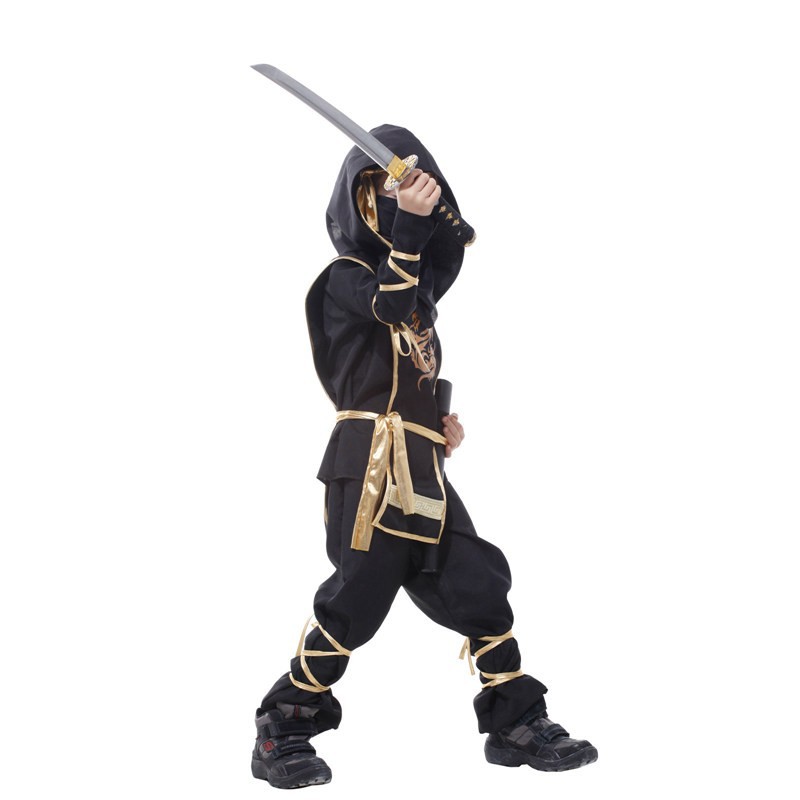 Carnival Trẻ Em Ninja Trang Phục Cosplay Sinh Nhật Mới Năm Đảng Dành Chiến Binh Tàng Hình Sát Thủ Trang Phục