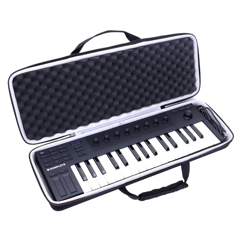 เคสLTGEM EVAกันน้ําสําหรับNative Instrument Komplete Kontrol M32 Controllerคีย์บอร์ด
