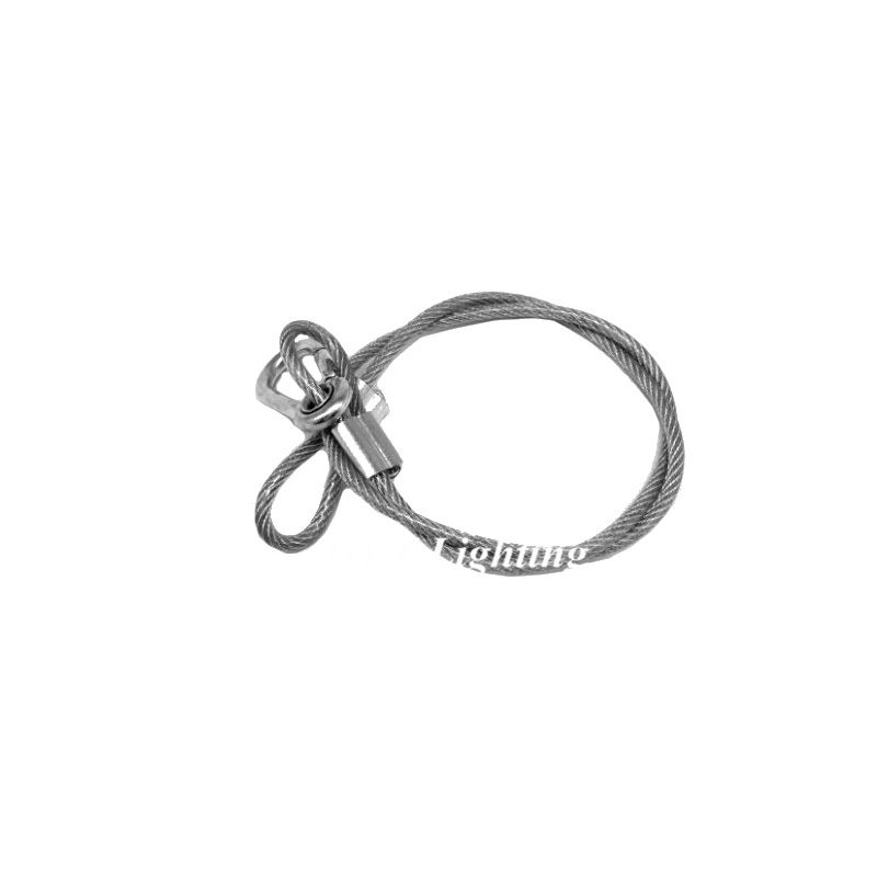 25 ピース/ロット高品質 60 センチメートル長ステージライト安全ロープケーブル/安全ワイヤーステージライトセキュリティ 60 センチメートル長