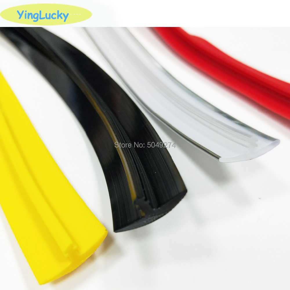 Yinglucky 32.8ft 10M Chiều Dài 16Mm/19Mm Rộng Nhựa T Ép Khuôn T Moulding Cho Arcade MAME máy Chơi Game Tủ Chrome/Đen