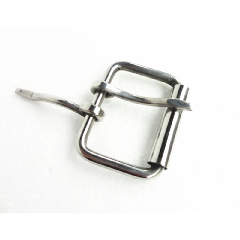 Fivela de pino duplo de aço inoxidável, cinto de cowboy sólido, cabeça de faixa de rolo 45mm 41mm 40mm