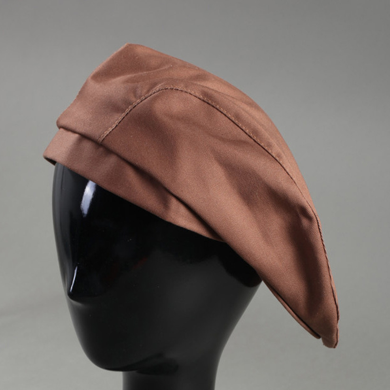 Diganmei 高品質レストランシェフキッチン作業服帽子チリフォークプリントホテルウェイター帽子調理バーベキューベレー帽