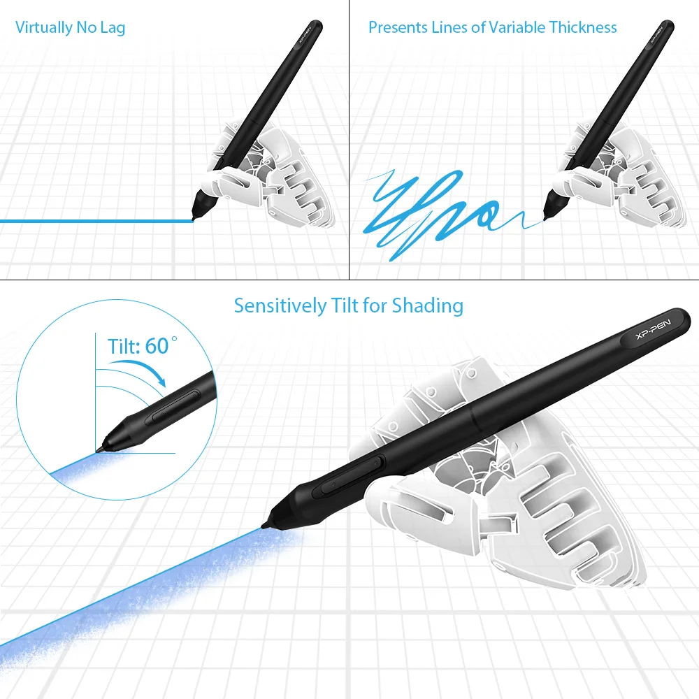 XPPen Artist 15,6 Pro tableta de dibujo Monitor gráfico tablero de dibujo de animación Digital con 60 grados de función de inclinación diseño artístico