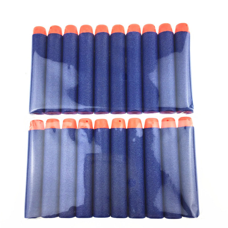 20 Chiếc Cho Súng Đạn Rỗng Lỗ Đầu 7.2Cm Đổ Lại Phi Tiêu Súng Đồ Chơi Bắn Đạn Mềm Viên Đạn Súng Xmas Kid trẻ Em Quà Tặng