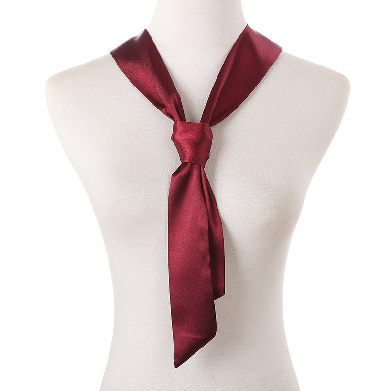 Ремень женский шифоновый с бантом, однотонный, с шелковой лентой