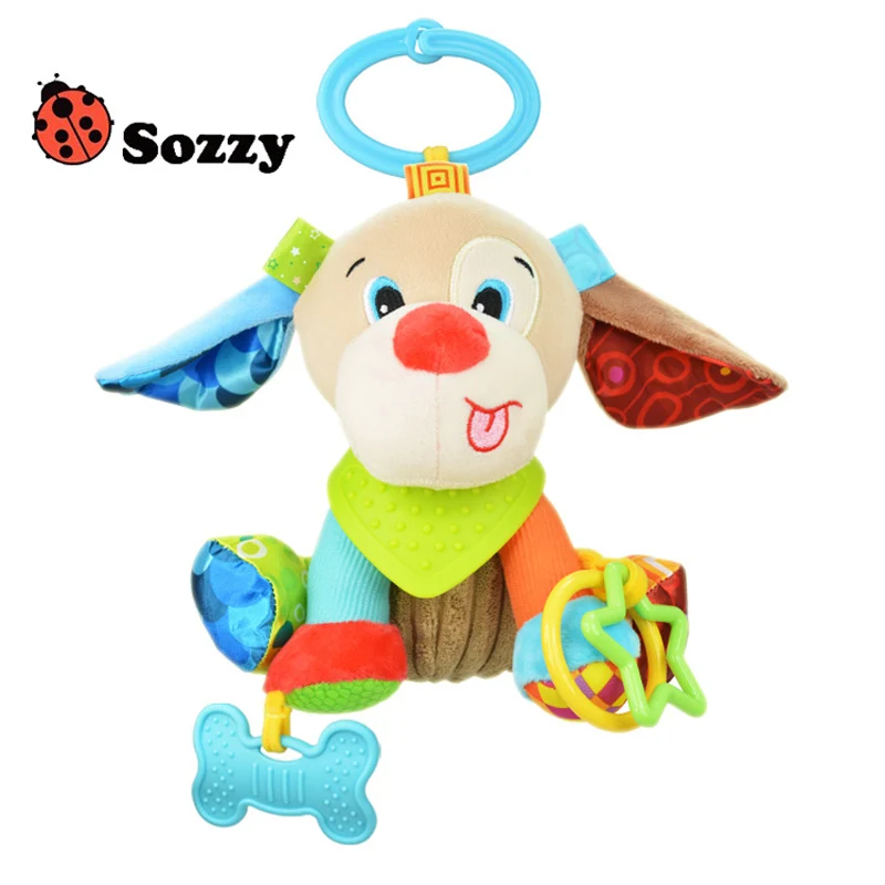 Sozzy-赤ちゃん用のぬいぐるみ,ベビーベッド用のガラガラ,ベビーベッドに掛けるバギー,キツネ,フクロウ,象,プラケートアクティビティ,教育玩具