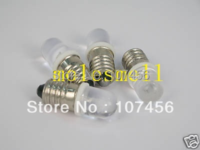 Gratis Ongkir 10Pcs Warm White E10 12V หลอดไฟ Led แผ่นเรืองแสงสำหรับ LIONEL 1447