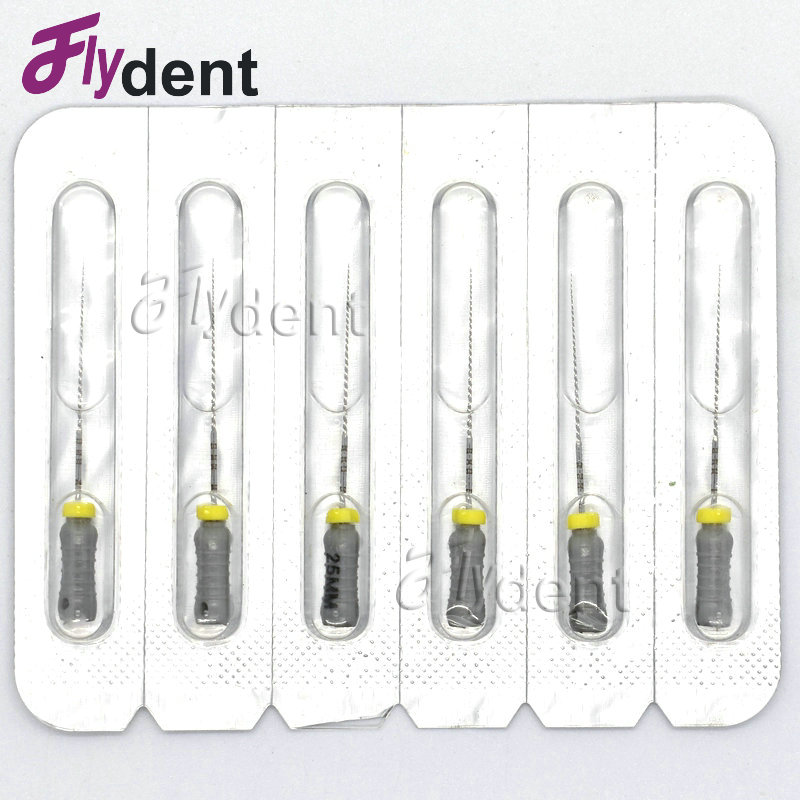 Limas dentales C + limas de piloto C endodoncia, ultrasónicas de acero inoxidable, tamaños opcionales utilizadas para limpieza de raíces