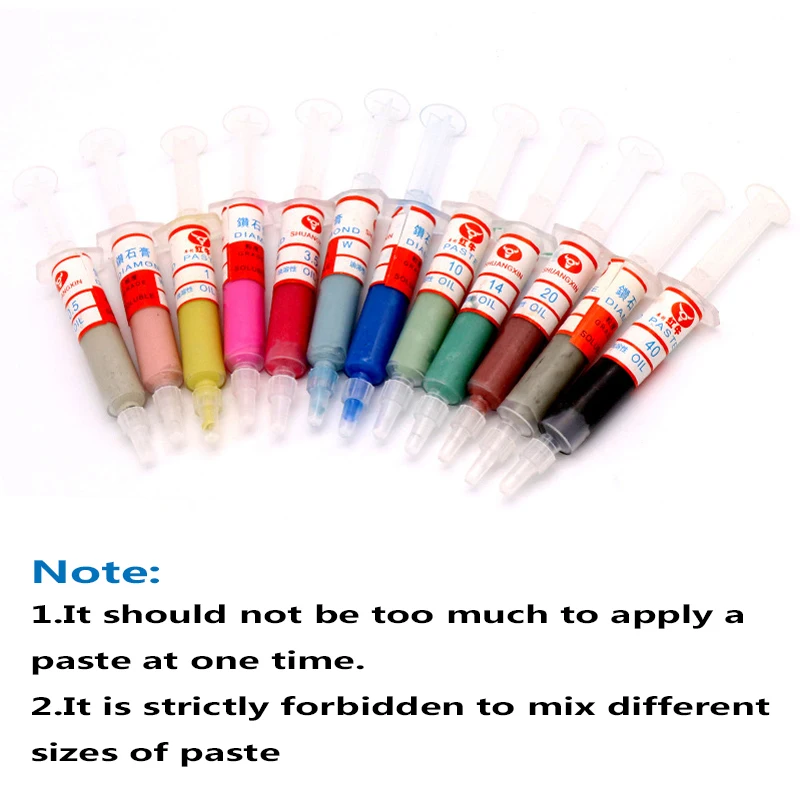 1Pcs W0.5-W40เพชร Abrasive Paste เข็มบดวางขัด Lapping Compound T