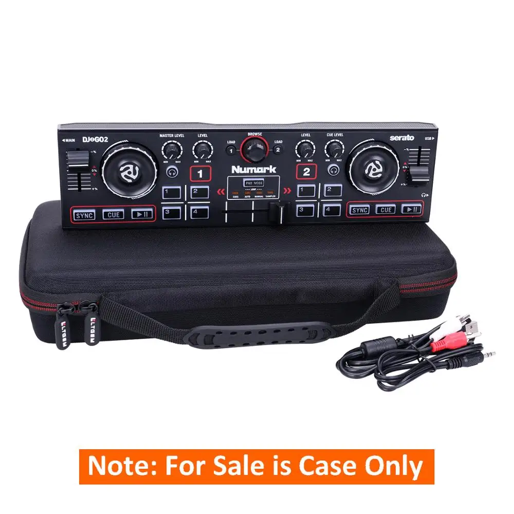 เคสแข็งพกพากันน้ํา LTGEM EVA สําหรับ Numark DJ2GO2/Pocket DJ Controller