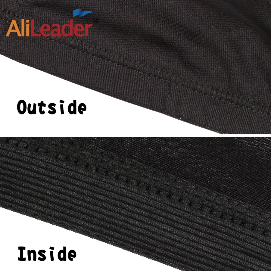 AliLeader S/M/L gorros de peluca elásticos sin pegamento para hacer pelucas, más fácil de coser en el cabello, gorro tejido estirable, forro de peluca de red para el cabello sin pegamento
