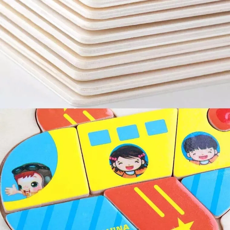 3D Đồ Chơi Xếp Hình Ghép Hình Gỗ Đồ Chơi Dành Cho Trẻ Em Gỗ 3D Hoạt Hình Hình Ghép Hình Trí Thông Minh Trẻ Em Đồ Chơi Giáo Dục Sớm cho trẻ em