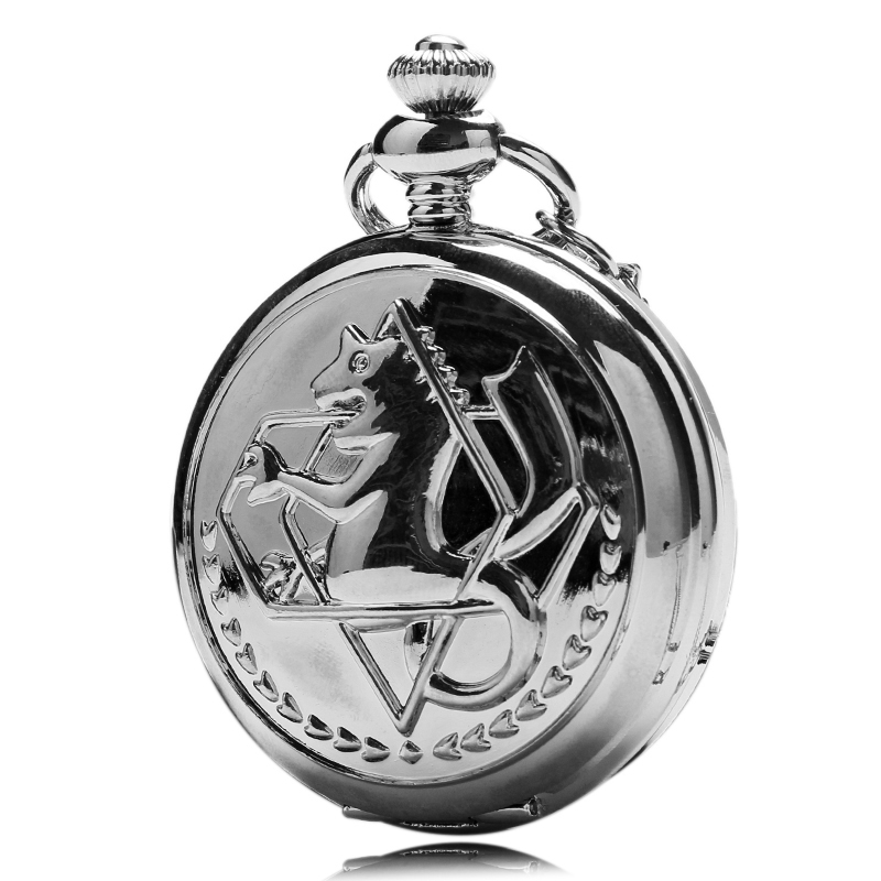 Reloj de bolsillo de varios estilos para hombre, pulsera de cuarzo con colgante de collar de plata y esmalte opaco, de lujo, regalo de Navidad