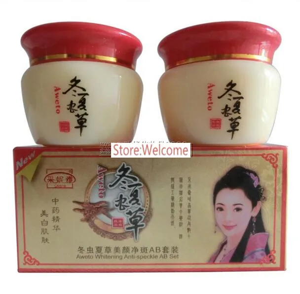 Trung Quốc Là Aweto Dưỡng Trắng Ngừa Mụn-Ngày Đêm Kem Trị Nám Tối Tuổi Vết Thâm Nám Tàn Nhang Tẩy Da Làm Sáng Da chăm Sóc