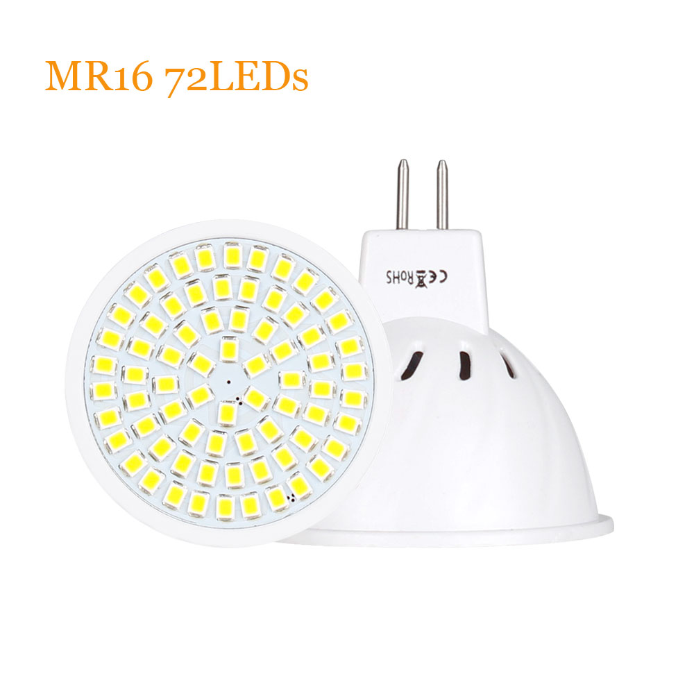 LED Strahler GU10 E27 MR16 Led Lampe 4W 6W 8W 2835SMD AC/DC 12V 24V 36Leds 54Leds 72Leds LED Birne Beleuchtung Lampara Spot Licht