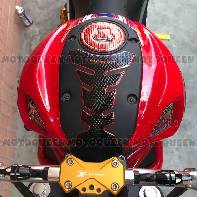 3D Khí Xe Máy Nhiên Liệu Dầu Bồn Pad Protector Decals Sticker trường hợp đối với YAMAHA YZF-R1 R6 R15 R25 R3 MT03 MT07 MT09 FZ6 FZ8 FZ1 XJ6