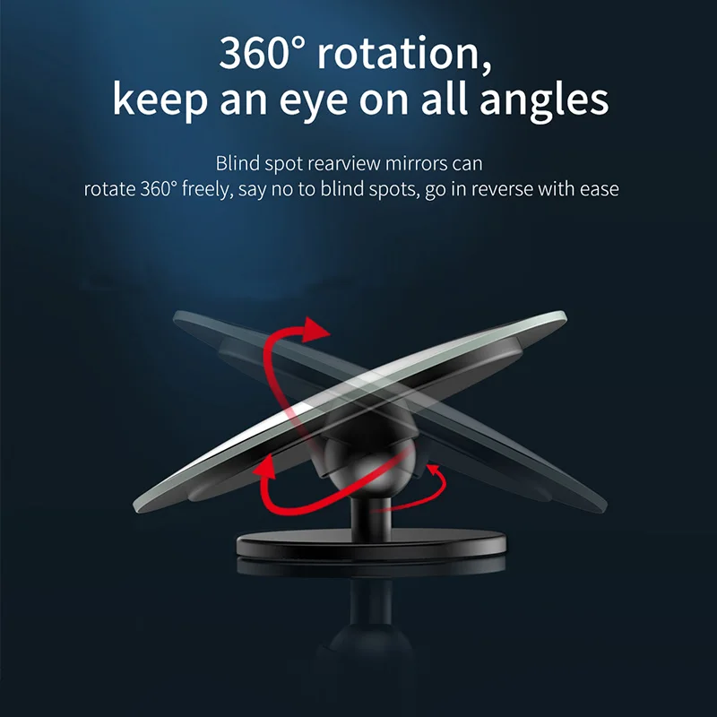 Baseus 2 Chiếc Xe Chiếu Hậu Full Tầm Nhìn Rộng 360 Độ Tức Giận Bãi Đậu Xe Assitant Chống Nước Tự Động Chiếu Hậu Xóa Điểm Mù gương