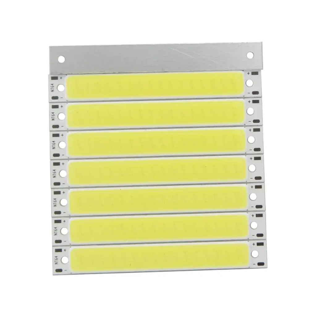 [[Allcob] Hãng Sản Xuất 60X8 Mm LED COB Dây 1W 3W 3V 3.7V DC ấm Trắng Xanh Đỏ COB LED Nguồn Cho DIY Xe Đạp Đèn Làm Việc Ánh Sáng