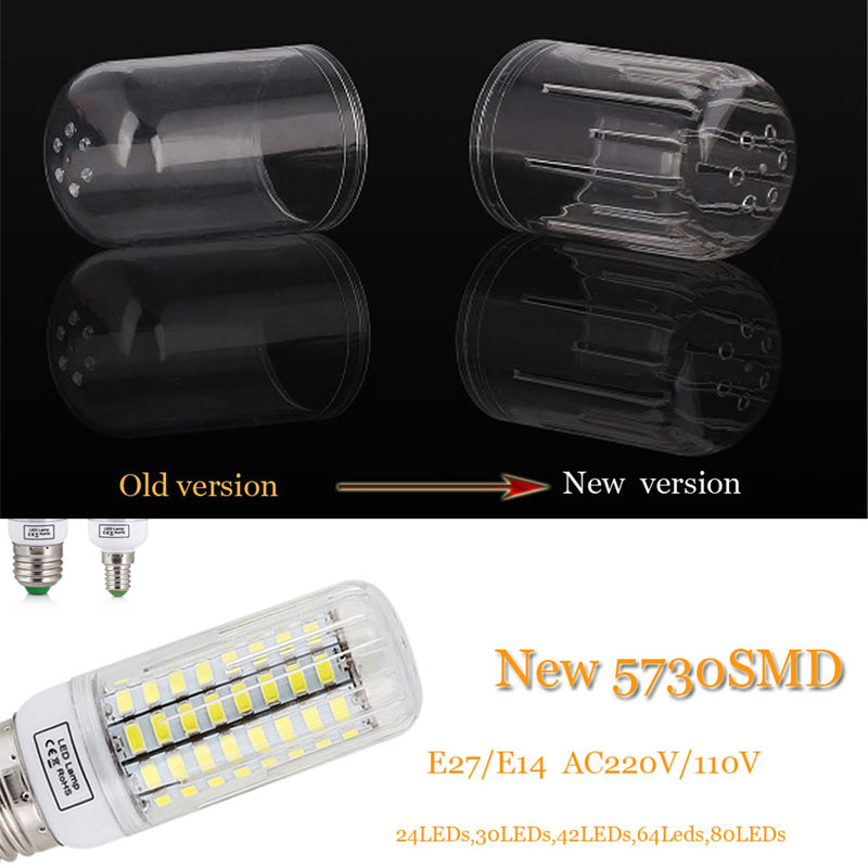 E27 E14 LED Lamp 5730 SMD Corn Lamp Bulbs 220V 24 30 42 64 80LEDs 7W 12W 15W 20W 25W Lampada Ampoule Chandelier Lighting