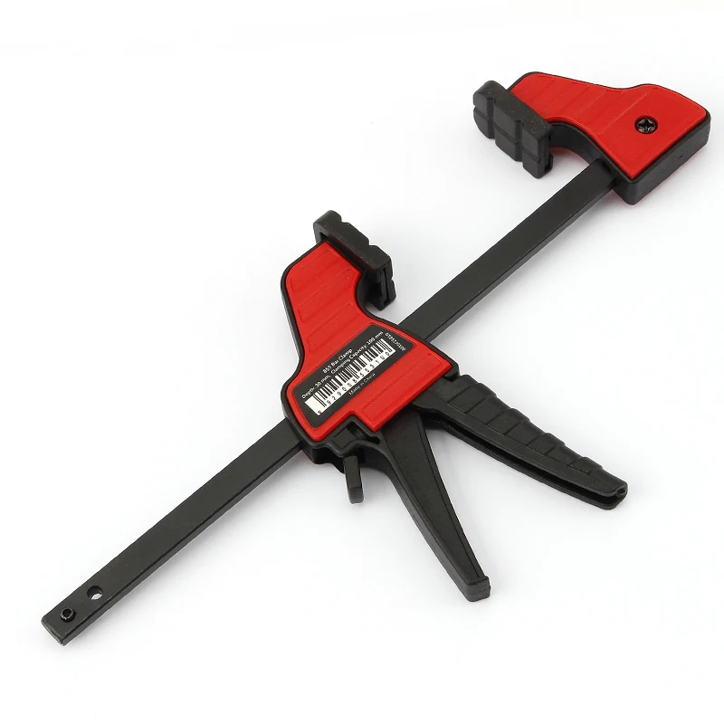 Abrazadera F de trinquete rápido de 4, 6, 12 pulgadas, barra de trabajo de madera resistente, Kit de abrazadera, sujeción inversa para carpintería, 100, 150, 300mm