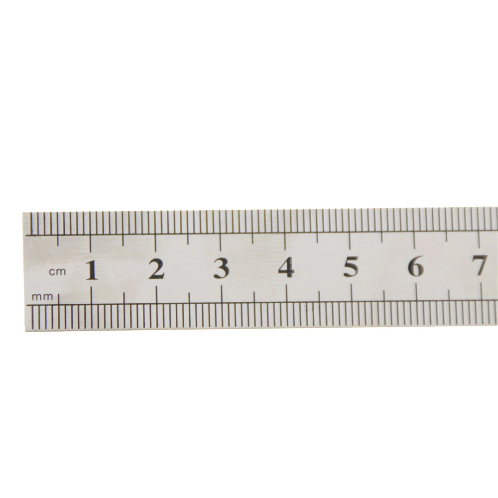 2 Chiếc 15Cm 6 Inch Thép Không Gỉ Kim Loại Thước Thẳng Chính Xác 2 Mặt Học Đồ Văn Phòng Soạn Thảo Tiếp Liệu