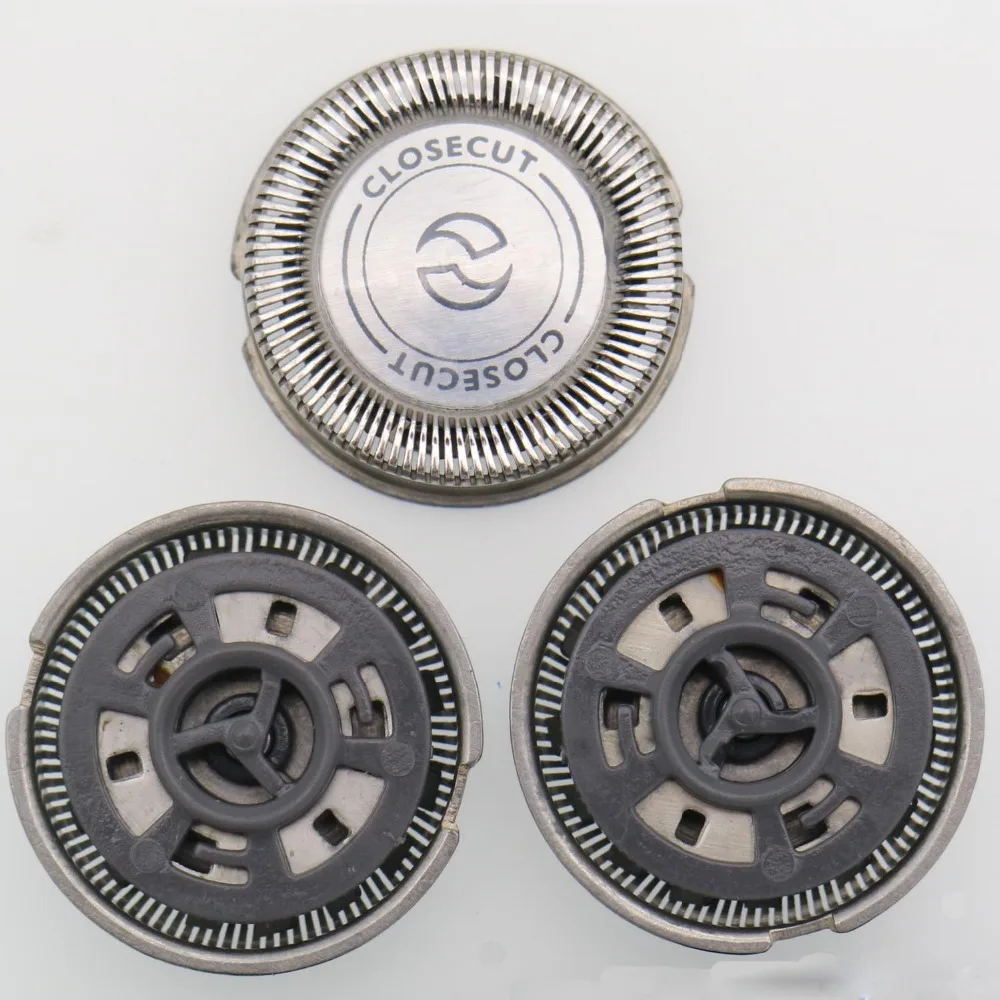Cabezal de afeitadora de repuesto de 3 uds para philips HQ56 HQ55 HQ4 + HQ3 Reflex Plus HQ6843 HQ300 HQ64 HQ916 cabezales de afeitadora de corte cerrado