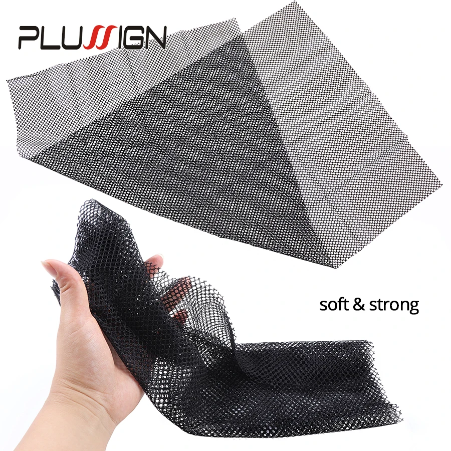 Plussign-red de encaje suizo para sótano, base con cierre Frontal, red tejida para hacer peluca de encaje, peluquín, accesorios de pieza de cabello