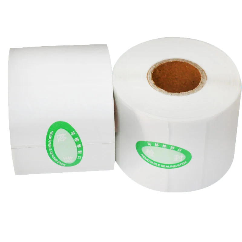Keo Tản Nhiệt Nhãn Mã Vạch Giấy 50Mm Rộng Chiều Cao Khác Nhau Nhiệt Biến Quần Áo Giấy Nhãn Dán Mã Giấy