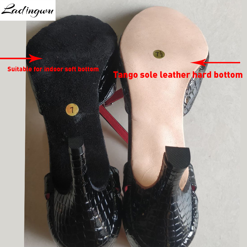 Die Gummi-Außensohle für lateinamerikanische Tanzschuhe, Gesellschaftstanzschuhe, Tango-Gesellschaftstanzschuhe