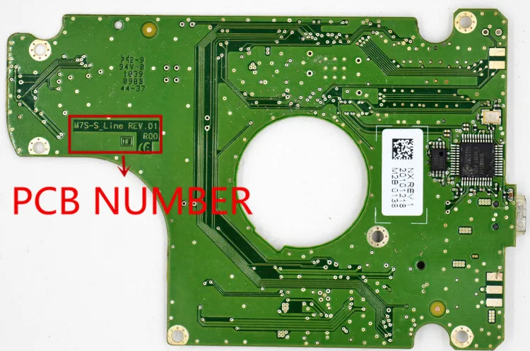 SA notebook hard disk circuit board number BF41-00282A M7S-S LINE REV.01 / HM3221X , HM502JX