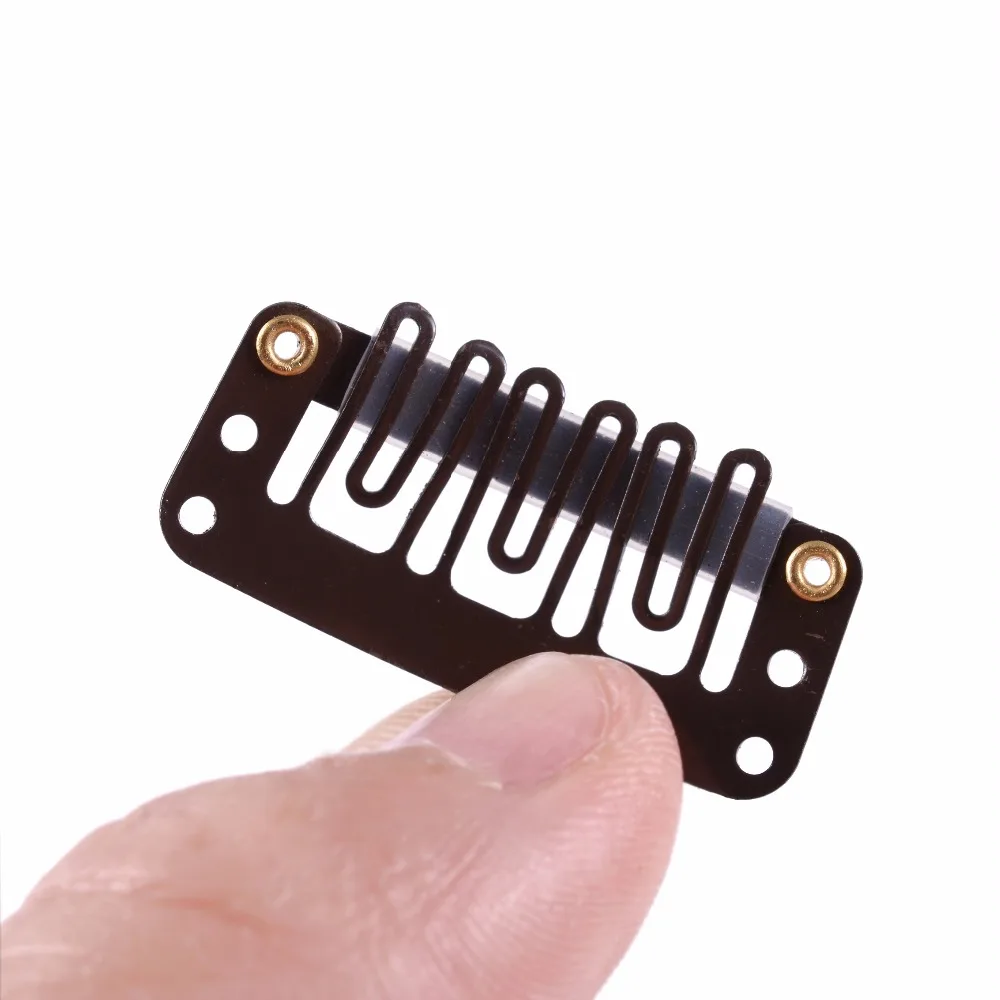 Bộ 50 32Mm Hình Chữ U Tóc Giả Kẹp Với Ốp Lưng Cho Tóc Phụ Kiện Dụng Cụ