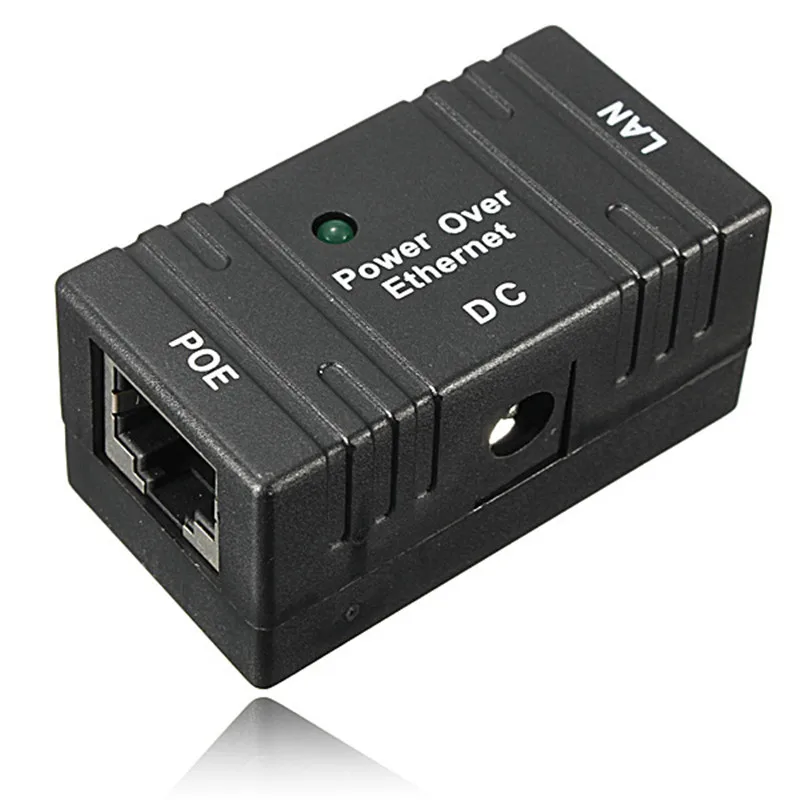 10m/100mbp passivo poe power over ethernet RJ-45 injector divisor adaptador de montagem na parede para cctv câmera ip rede rj45 plug