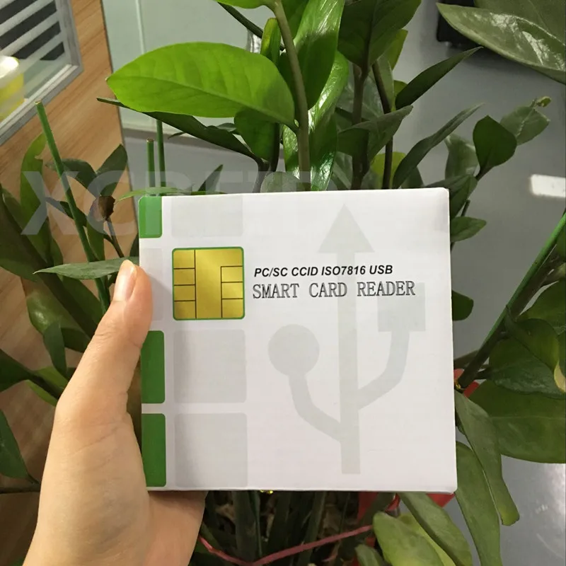 ISO7816 Contatto EMV SIM eID Lettore di schede Smart Chip Programmatore per scheda chip di memoria a contatto + 2 schede di prova e kit SDK