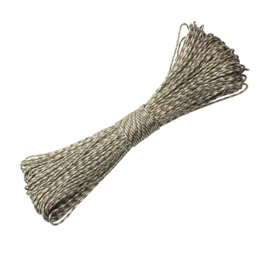 CAMPINGSKY 2 mét Paracord phản quang 3 Strand Paracord Core Ngoài Trời Cắm Trại Corda Parachute Cord Lanyard Lều Đa Chức Năng dây