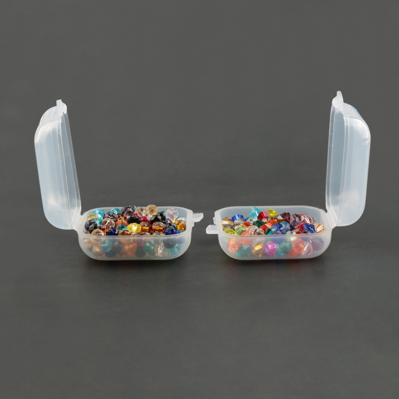 2019 ใหม่ 3.5*3.5*2 ซม.พลาสติกขนาดเล็กกล่องสําหรับเครื่องประดับลูกปัดต่างหูเครื่องประดับโปร่งใสสแควร์กล่องคอนเทนเนอร์